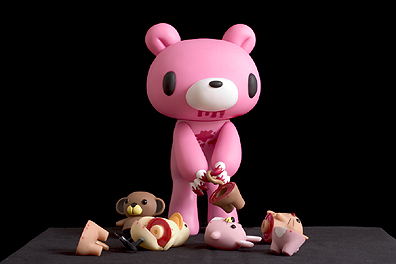 Gloomy Bear and Halfsies. Gloomy Bear: Mori Chack, Japan (2004); Halfsies: Roman Dirge, USA (2005).