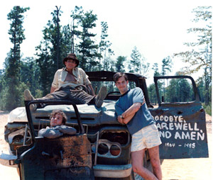 Chris Strompolos (top), Jayson Lamb (lower left), Eric Zala (right).