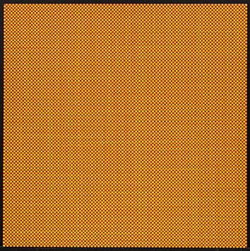 Reds and Yellows on Green by Eric Cameron. Courtesy National Gallery of Canada.