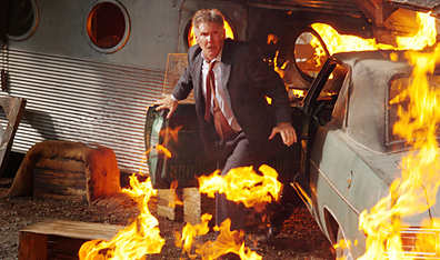Harrison Ford stars as bank security expert Jack Stanfield in the action thriller Firewall.  Courtesy Warner Bros. Pictures.