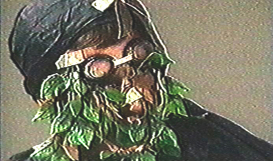 The Winnipeg cable TV show, Survival, featured a group of friends who pretended to be paramilitary survivalists. Courtesy Daniel Barrow. 