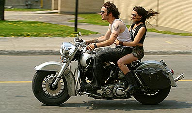 Hog wild: Raymond (Pierre-Luc Brillant) and Doris (Johanne Lebrun) in Jean-Marc Vallée's C.R.A.Z.Y. Photo Sébastien Raymond. Courtesy TVA Films.