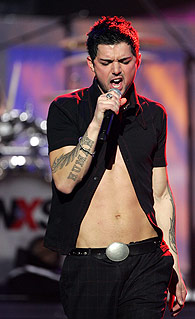 New INXS lead singer J.D Fortune. Photo by Kevin Winter/Getty Images.