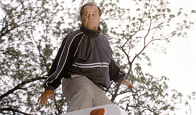 A fine balance: Jack Nicholson in About Schmidt. Photo Claudette Barius/AFP/Getty Images.