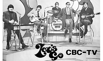 House band: The Guess Who appear on a postcard promoting the after-school TV show, Let's Go. Photo CBC.