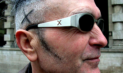 Shady character: Istvan Kantor and his latest daring coif.  Courtesy Istvan Kantor.
