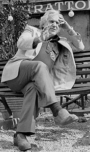 Irving Layton, Rome, 1981. Photo Roloff Beny. Courtesy Library
and Archives Canada.