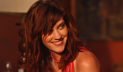 She bangs: Leila (Lauren Lee Smith) in Clement Virgo's film, Lie with Me. Courtesy Think Film Company. 