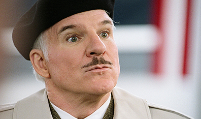 Clouseau, clueless as usual: Steve Martin as the nutty inspector in The Pink Panther. Photo Etienne George. Courtesy Columbia Pictures.