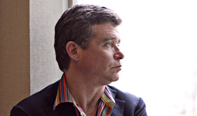 Profile subject: Author Jay McInerney. Photo Steve Carty.