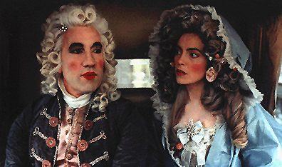 Big wigs: Richard Cosway (Simon Callow) and Maria Cosway (Greta Scacchi) in Jefferson in Paris. Courtesy Sony Pictures Home Entertainment.