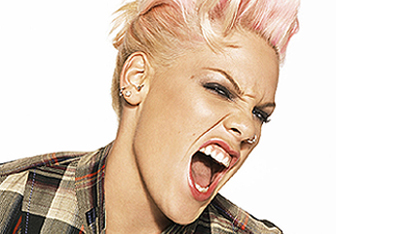 Rebel yell: singer and provocateur, Pink. Photo courtesy Sony BMG Canada.