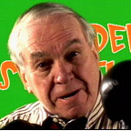 Ed Broadbent raps. Courtesy Halifax Film Company/CBC.

					