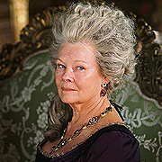 Judge Judy: Judy Dench as Darcy's imperious aunt, Lady Catherine de Bourgh. Courtesy Focus Films.