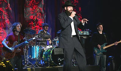 Torah toaster: Hasidic reggae singer Matisyahu performs at the 2005