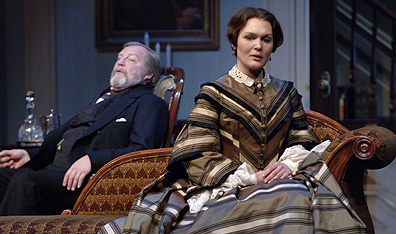 Michael Ball as Doctor Sloper and Tara Rosling as Catherine Sloper in “The Heiress.” Photo David Cooper. Courtesy Shaw Festival.