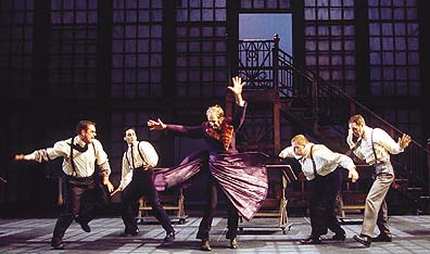 Gotta dance: The CanStage production of The Overcoat, presented by American Conservatory Theatre in San Francisco. Photo David Cooper.  Courtesy American Conservatory Theatre.