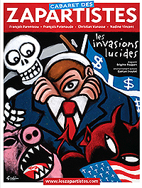 A poster for a Les Zapartistes cabaret. Illustration by Eric Godin. Courtesy Les Zapartistes.