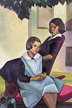 Sisters of Rural Quebec, by Prudence Heward. 1930, oil on canvas. Courtesy The Dundurn Group.