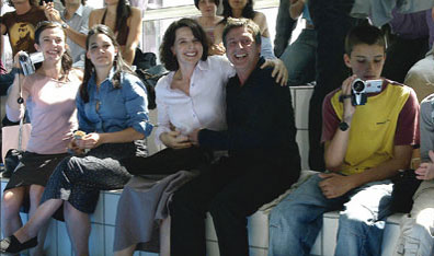 Finding comfort in a crowd: Anne and Georges caught in a moment of happiness. Courtesy Les Films du Losange and Sony Pictures Classics.