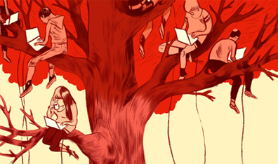 Illustration by Jillian Tamaki.