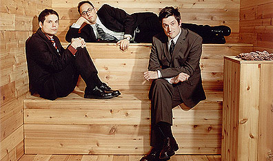 Less than stellar: Michael Ian Black, David Wain, Michael Showalter make up the comedy troupe Stella. Photo Scott Pasfield. Courtesy Comedy Central.