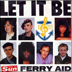 Let It Be: The mid-'80s version was released in aid of the Zeebrugge ferry disaster. Courtesy White Label 