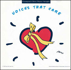 Voices that Care was recorded for the American Red Cross Gulf Crisis Fund. Courtesy Warner Brothers.