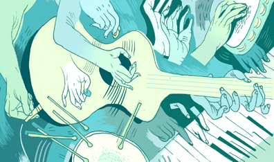 Illustration by Jillian Tamaki.