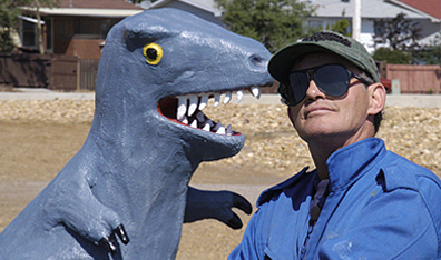 Kurt Blanchett, a Drumheller resident who appears in The Cross and Bones. 