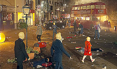 Mannequins roam the streets of London in an episode of the new Doctor Who series.