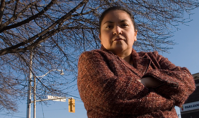 Author Eden Robinson. Photo Steve Carty.