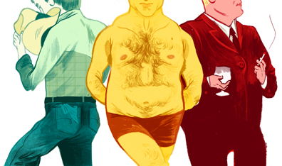 The year in film: Brokeback Mountain, The 40 Year-Old Virgin, Capote. Illustration by Jillian Tamaki.