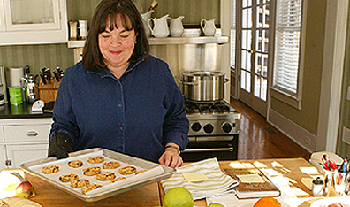 Every cookie has a story: Ina Garten's home kitchen doubles as the set for her show, Barefoot Contessa. Photo Mary Altafer.  Courtesy AP.