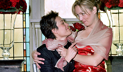 Fabulous gay couple Debbie and Nikki. Photo Bryan Porterfield. Courtesy Global TV.