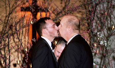 Wedded bliss: Charles and Michael. Photo Bryan Porterfield. Courtesy Global TV.