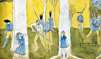 An example of Henry Darger's “outsider art.” Courtesy Mongrel Media