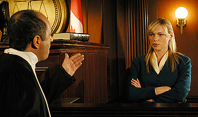 Standing trial: Prepon testifies in Karla. Courtesy Quantum Entertainment.