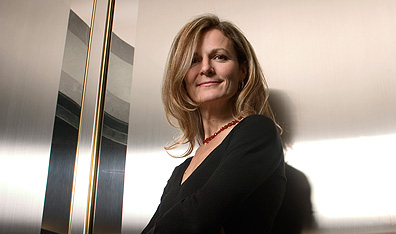 In a reflective mood: Author Lori Lansens. Photo Steve Carty.