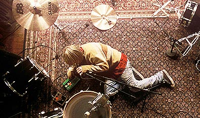 In the throes of creativity: Michael Pitt gets down in Last Days. Courtesy Odeon Films.