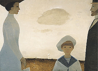 The Evening Visitor. Oil on canvas, 80.4 × 110 cm. National Gallery of Canada. Courtesy McMichael Gallery.
