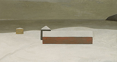 Winter at Port-au-Persil. Oil on canvas, 82 x 153.5 cm. Vancouver Art Gallery Purchase Fund. Courtesy McMichael Gallery.