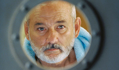 Bill Murray in Wes Anderson's The Life Aquatic. Photo by Philippe Antonello. Courtesy Touchstone Pictures