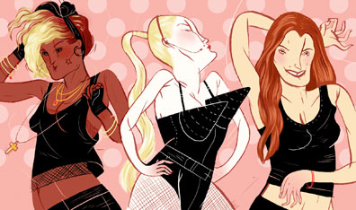 Madonna illustration