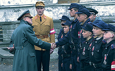 A scene from Downfall. Courtesy Odeon Films.