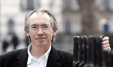 Author Ian McEwan. AP Photo by Adam Butler.