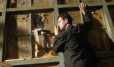 Brent Carver as Kemp, in Morris Panych's CanStage producton of Vigil. Photo by Lucas Oleniuk