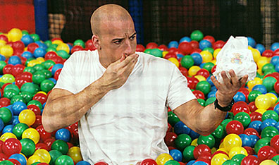 Vin Diesel in The Pacifier. Photo by Kerry Hayes. 
© 2005 Disney Enterprises, Inc. 