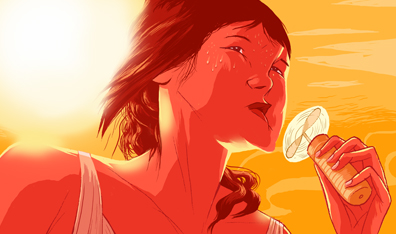 Illustration by Jillian Tamaki.