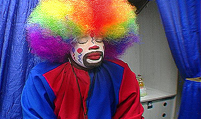 Sad clown: Tommy the Clown. Photo David LaChapelle.  Courtesy Lions Gate Productions.